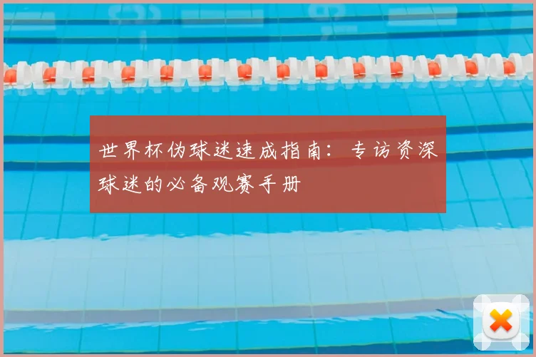 世界杯伪球迷速成指南:专访资深球迷的必备观赛手册